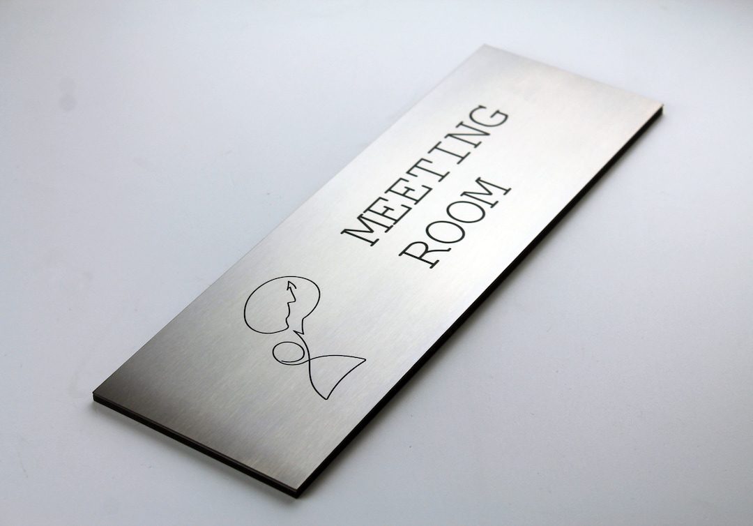Bsign - Door Office Sign: Modern, Personalized and Stainless Steel ...