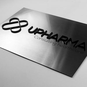 Bsign Custom Business Sign Stainless Steel 3D logo Office Signs Custom Door Sign image 2