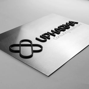 Bsign Custom Business Sign Stainless Steel 3D logo Office Signs Custom Door Sign image 3