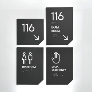 Custom ADA Bathroom Sign, Acrylic All Gender Bathroom Sign, Gender ...