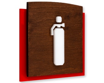 Bsign - Fire Extinguisher Sign - Extinguisher Symbols - Fire Saftey Symbol