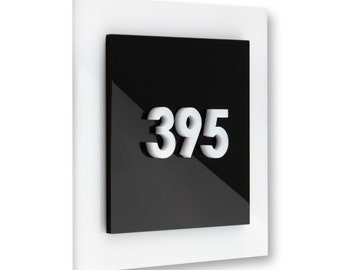 Bsign - Números de habitación de hotel - Números de puerta de apartamento - Letrero para puerta de oficina