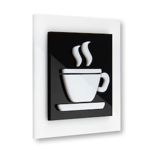 Bsign - Kitchen Door Signs - Coffee Sign for Kitchen - Office Door Signage