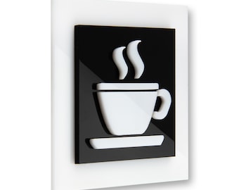 Bsign - Kitchen Door Signs - Coffee Sign for Kitchen - Office Door Signage
