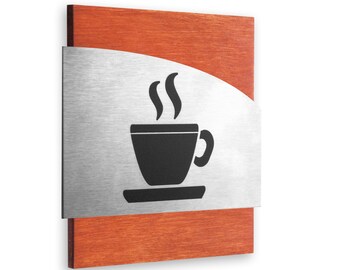 Bsign - Steel Kitchen Signs - Coffee Office Plate - Door Signage for Kitchen