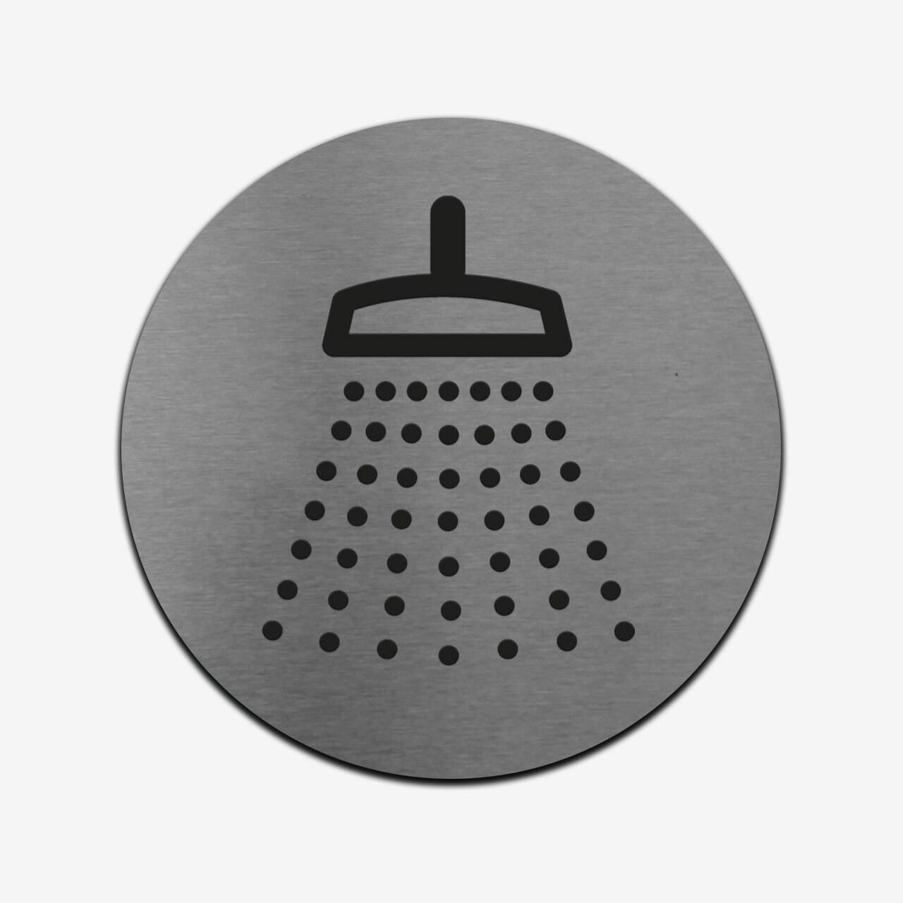 Sign Shower Sticker Bsign - Shower Room Sign - Metal Sign Shower Sticker - Bathroom Signage ...