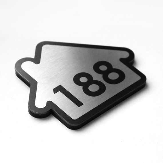Apartment Door Numbers Flat Number Sign Etsy