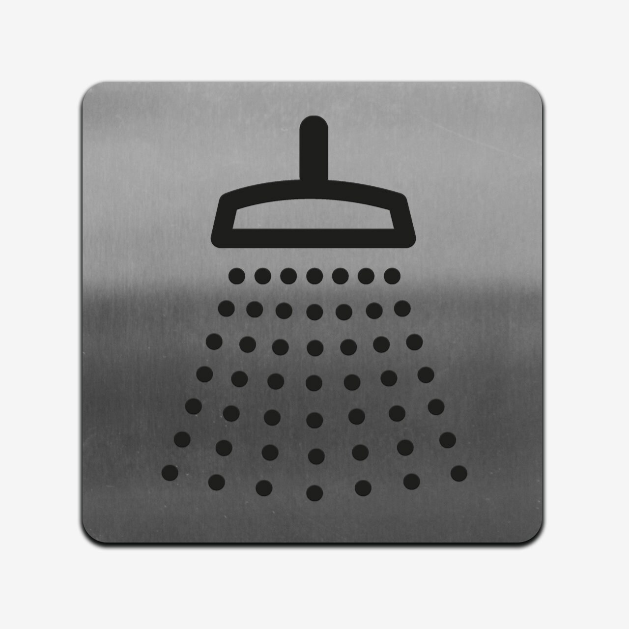 Metal Sign Shower Sticker Stainless Steel Decals Etsy