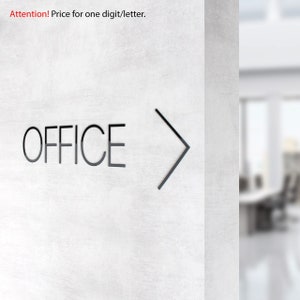 Bsign - Acrylic Business Sign - Custom Door Sign - Office Door Plate