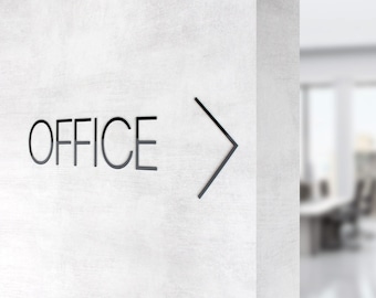 Bsign - Acrylic Business Sign - Custom Door Sign - Office Door Plate