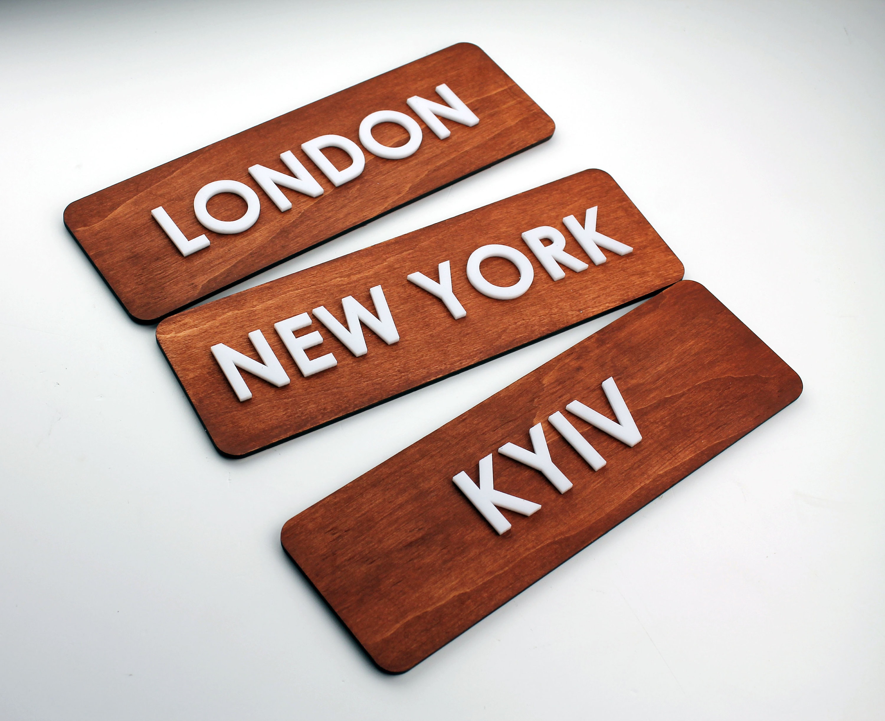 Time Zone Clock Sign Custom World Clock Sign Wood Sign for Etsy