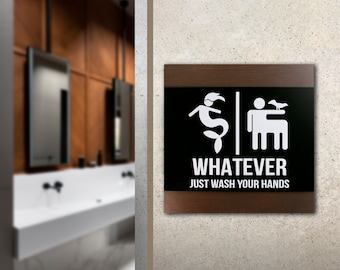 Bsign - Restroom Sign - Bathroom Signs - Funny Bathroom Signs