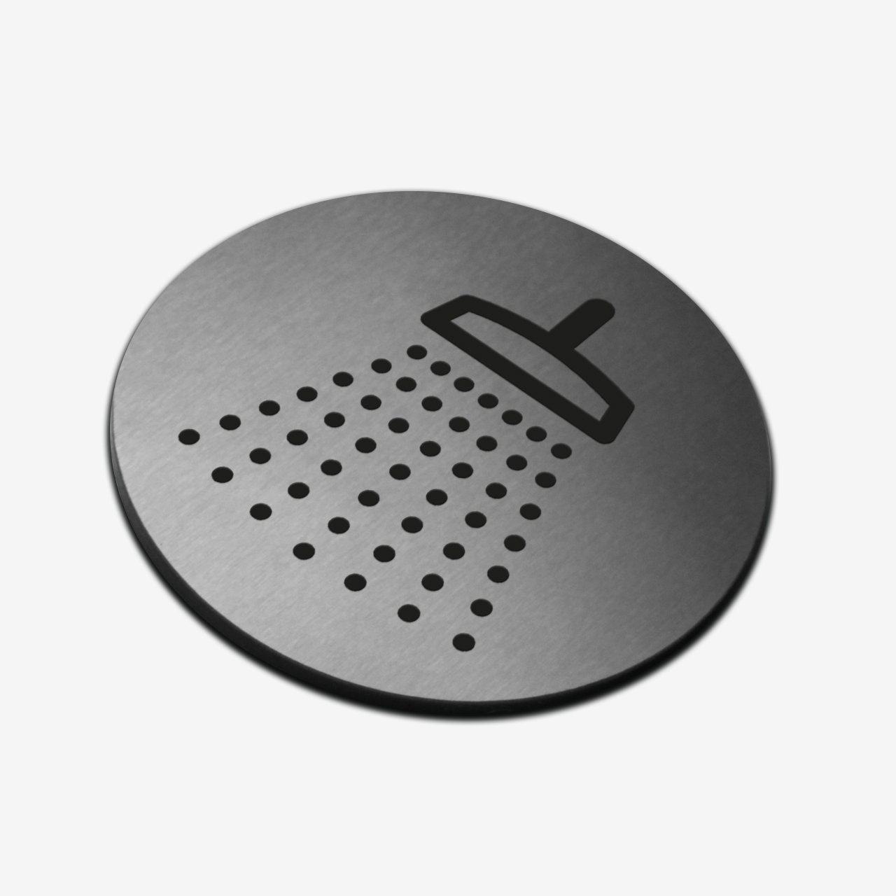 Metal Sign Shower Sticker Stainless Steel Decals Etsy