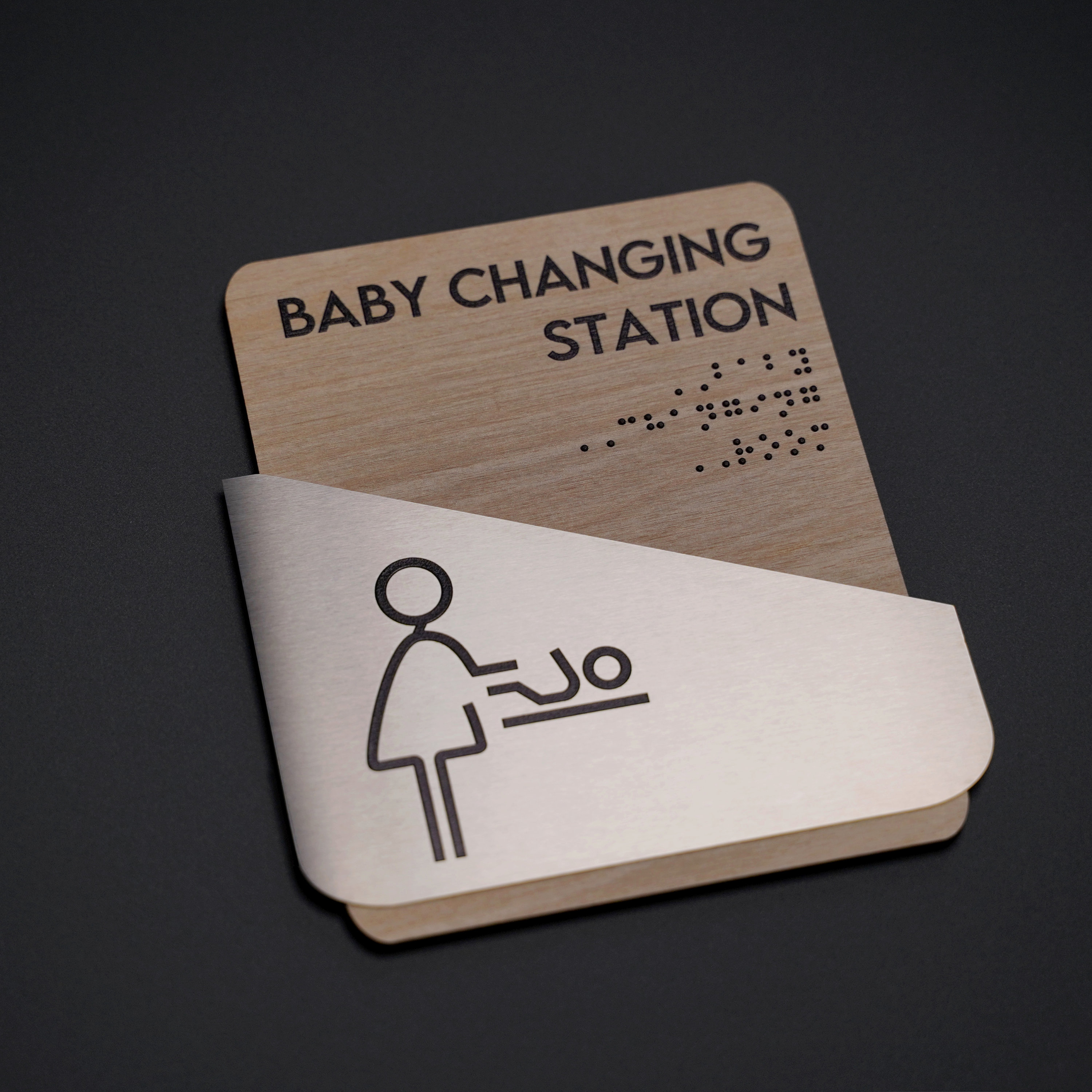 Baby Change Room Sign for Mother - Door Plate 