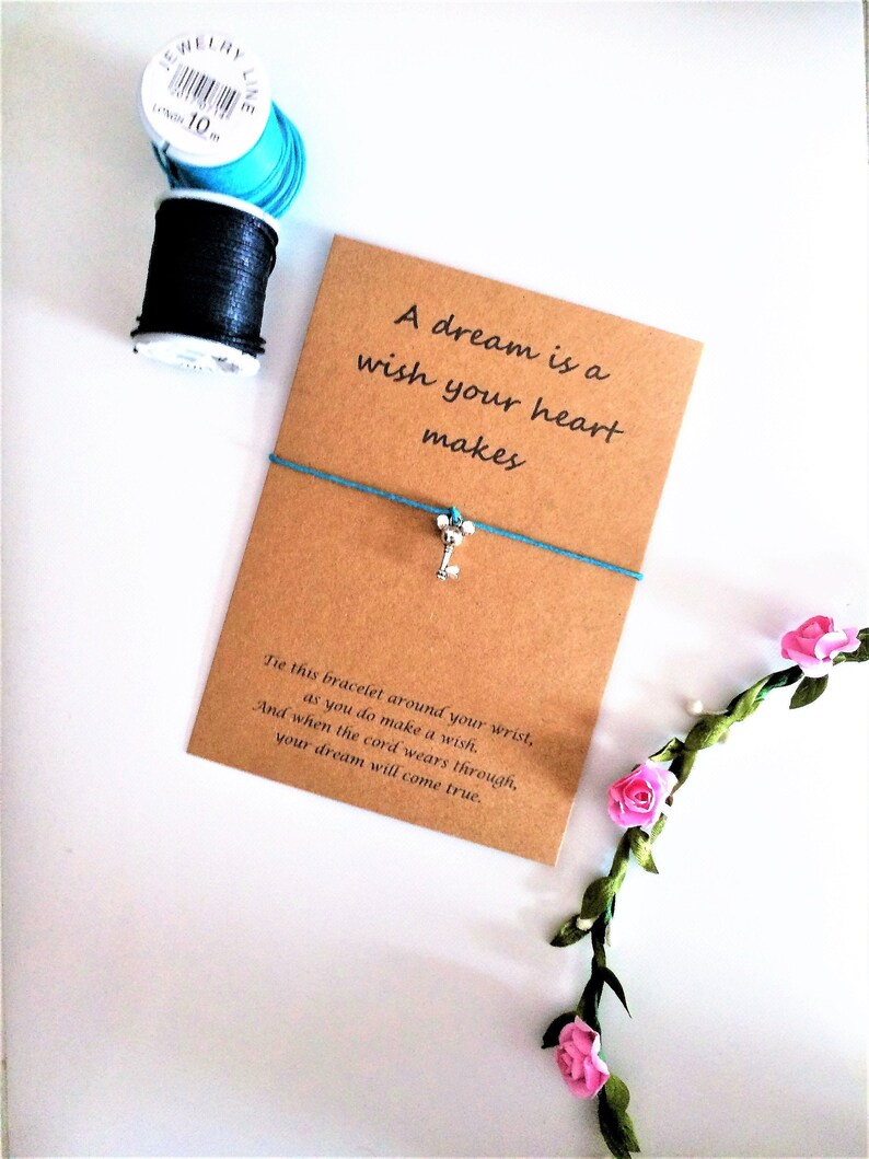 Disney Bracelet wish bracelet mickey mouse ears key charm Etsy