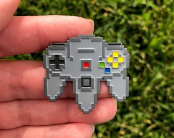 Nintendo 64 Pin, Video Game Pin, 8 Bit