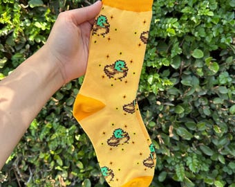 Stardew Valley Duck Socks, Comfy, Unisex Cotton Socks