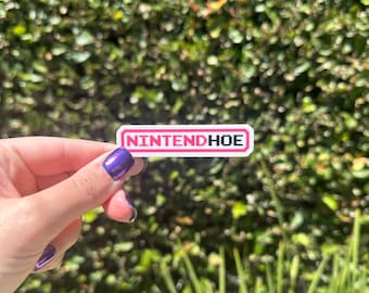 Nintendhoe Sticker: Weatherproof Vinyl Decal