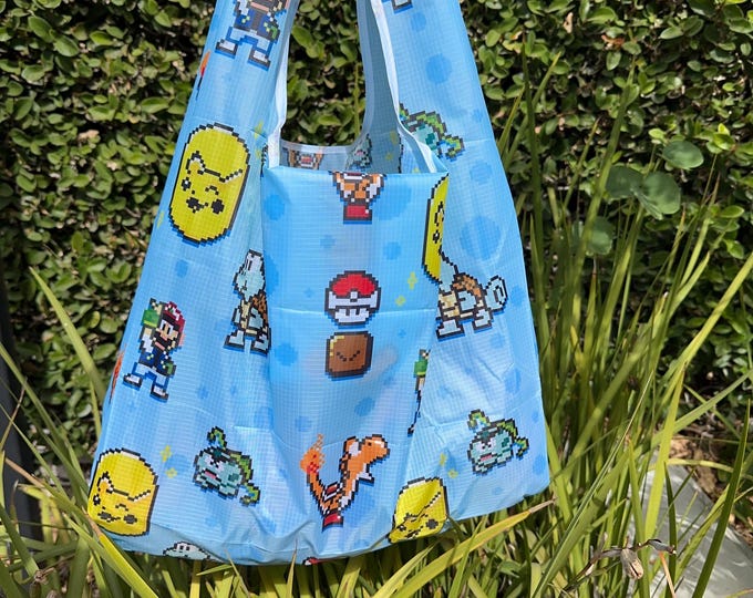 Super Poke Brothers Mashup Folding Tote Bag