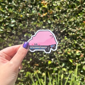 Kirby Car Sticker, Karby