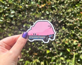 Kirby Car Sticker, Karby