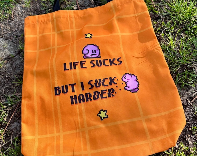 Kirby Life Sucks Tote Bag