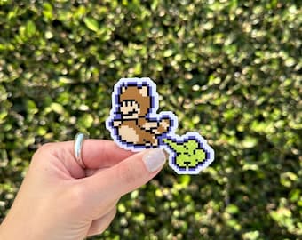 Farting Tanooki Mario Sticker, Small