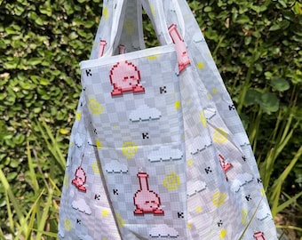 Kirby Kirbong Reusable Folding Tote Bag