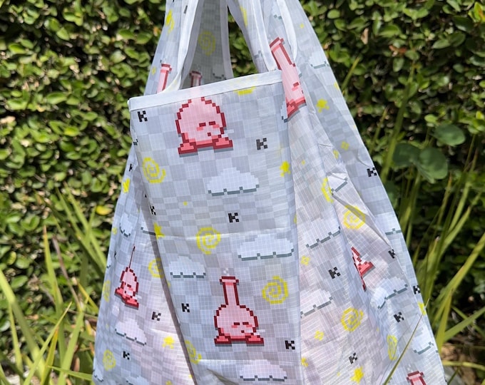 Kirby Kirbong Reusable Folding Tote Bag