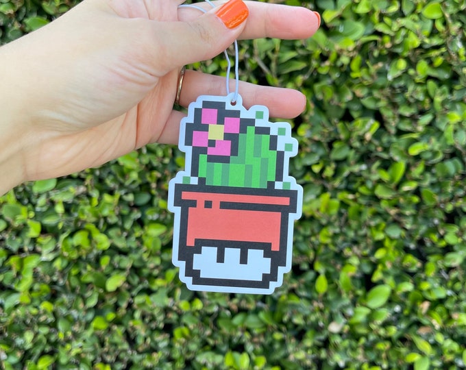 Super Mario Cactus Air Freshener