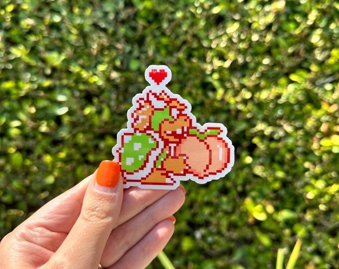 Bowser Peaches Sticker