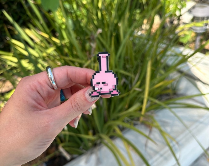 Kirby bong Pin, Kirby, Kirbong, 420, Gamer Pins