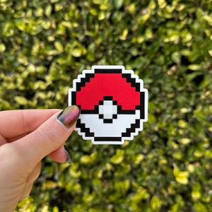 8 Bit Ball Sticker