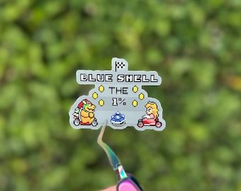 Blue Shell the 1% Sticker