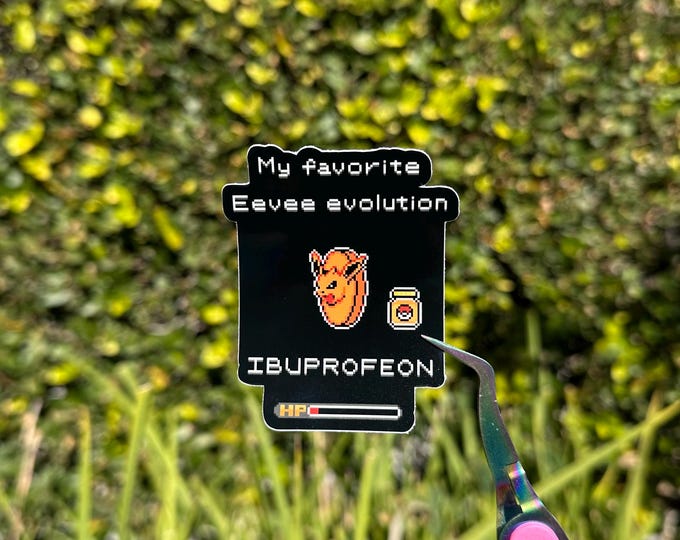 Eeveelution Sticker, Ibuprofen