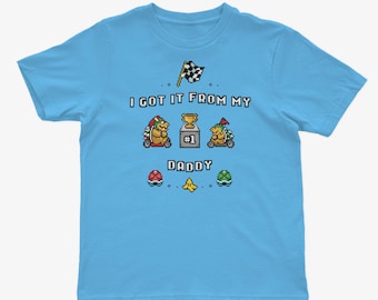 Bowser Mario Kart Youth T Shirt