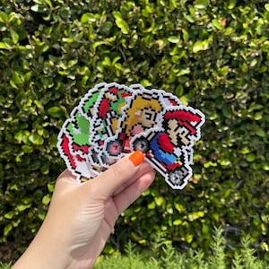 Super Mario Kart Stickers