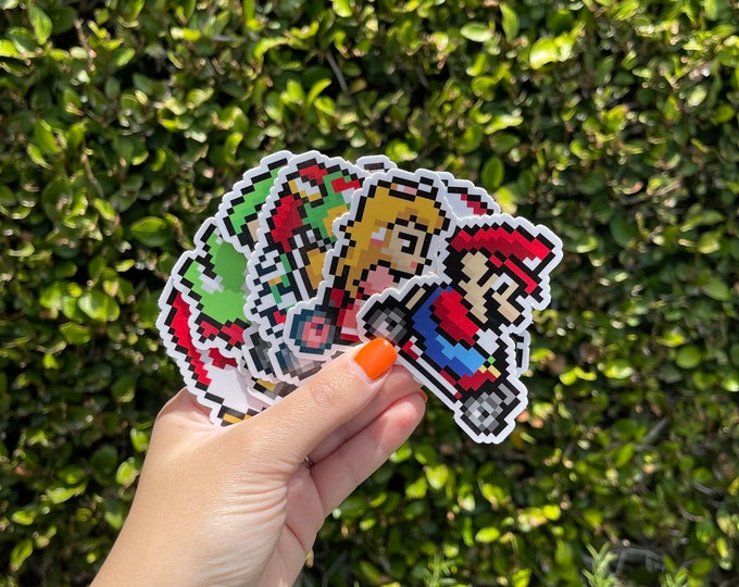 Super Mario Kart Stickers