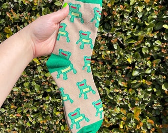 Animal Crossing Froggy Chair Socks