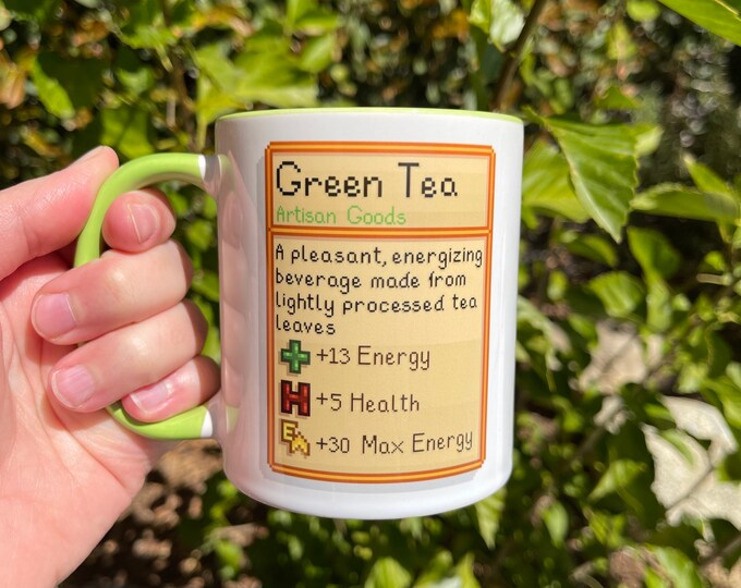 Stardew Valley Green Tea Mug 11oz Etsy