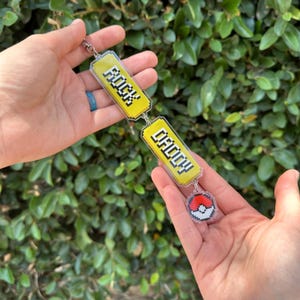 Custom Poke Keychain - Nerdy gift