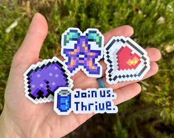 Stardew Valley Icons Sticker Pack