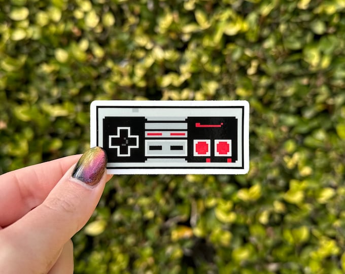 NES Controller Sticker