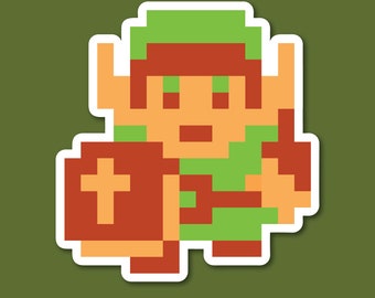 The Legend of Zelda 8-bit Pixel Art  How to Make 8-bit Link - Handmade  with Ashley