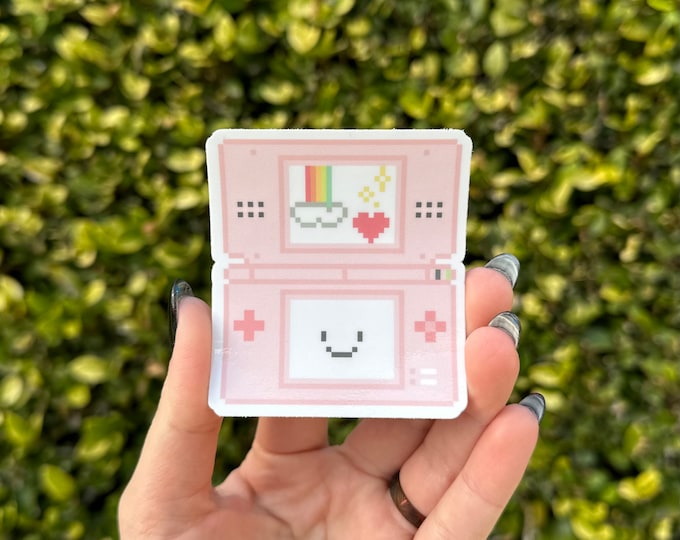 Pink Nintendo DS Sticker
