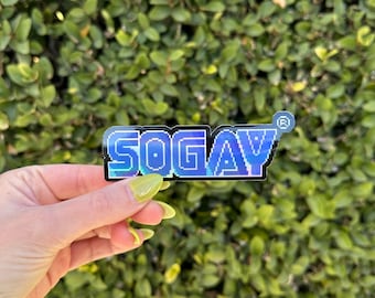 Sega Sogay Holographic Sticker