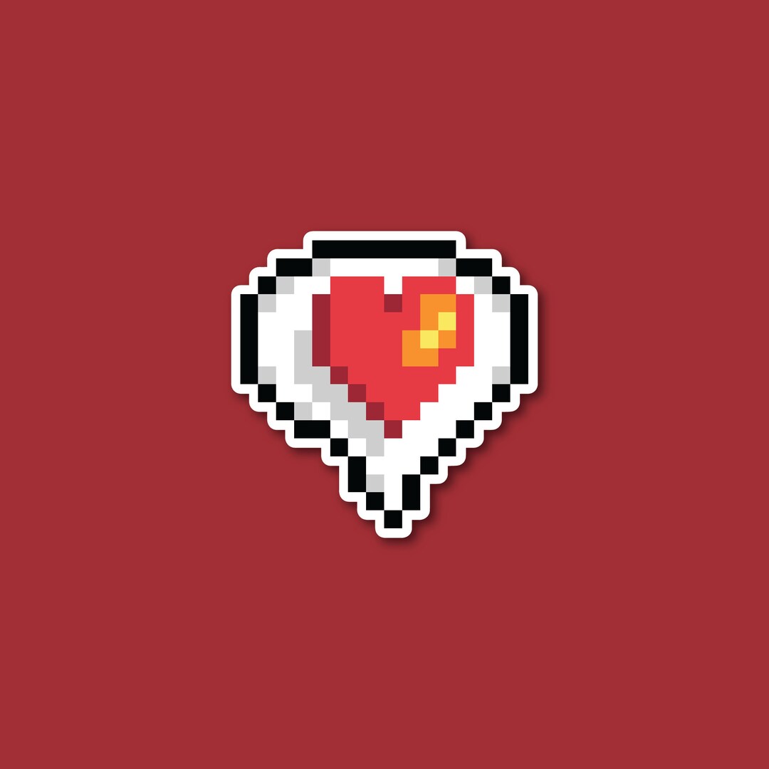 Stardew Valley Heart Sticker Etsy