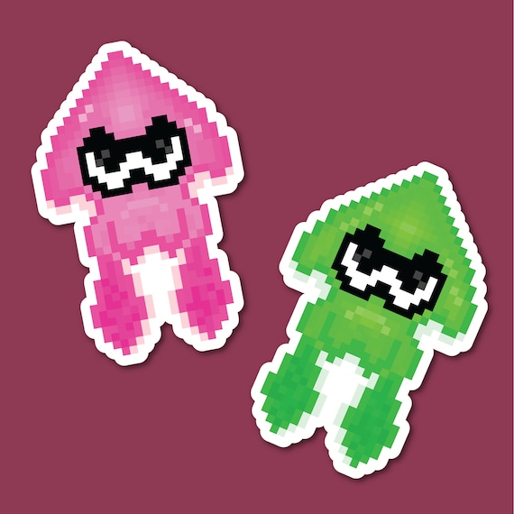 Splatoon Stickers 8 Bit | Etsy