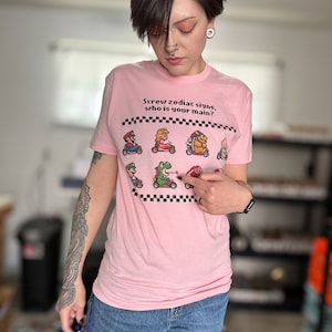 Mario Kart Zodiac Sign Shirt