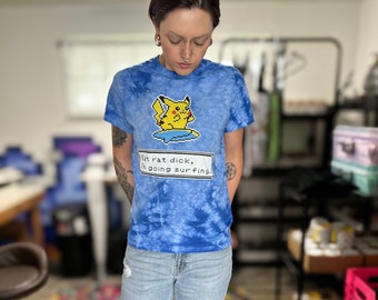 Surfing Electric Rat Shirt, Tie-Dye
